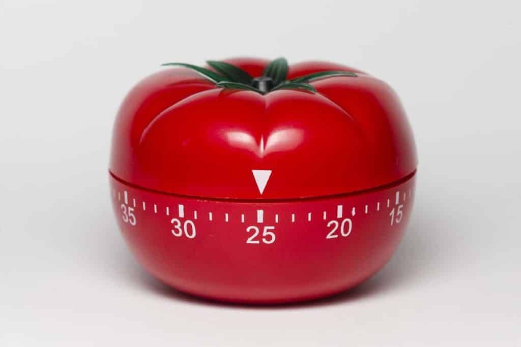 Physical pomodoro timer