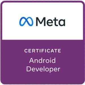Badge of the Meta Android Developer Professional Certificate on Coursera