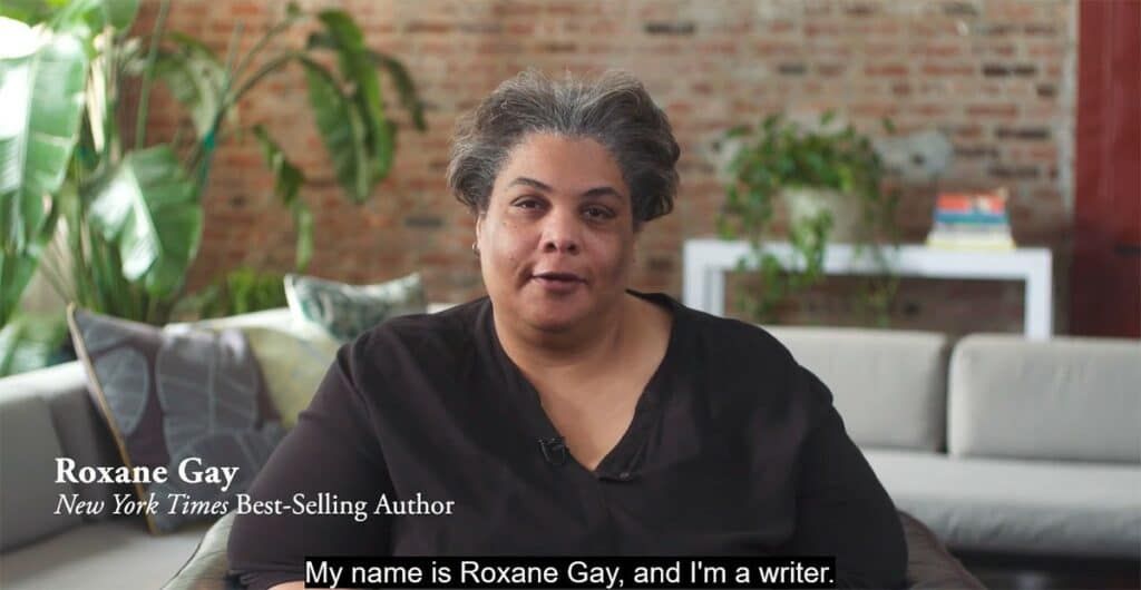 Best-selling author Roxane Gay