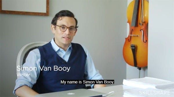 Writer Simon Van Booy