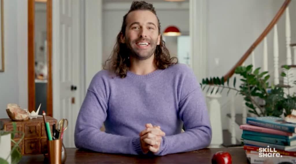 the course instructor, Jonathan Van Ness