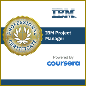 IBM Project Manager Professional Certificate on Coursera logo